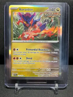 Koraidon 119/162 Holo Rare Pokemon 2024 Temporal Forces NM - Image 1