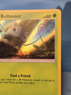 Bulbasaur (Holo Common) Common Holo Detective Pikachu 1/18 LP Pokemon TCG - Image 5