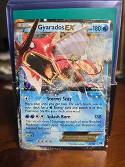Pokemon TCG XY Breakpoint Gyarados EX Ultra Rare Holo Card 26/122 - Image 1