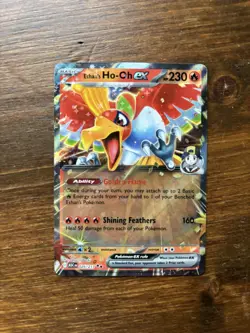 Ethan's Ho-Oh ex 26/217 Ascended Heroes NM Double Rare Holo Pokemon TCG - Image 1