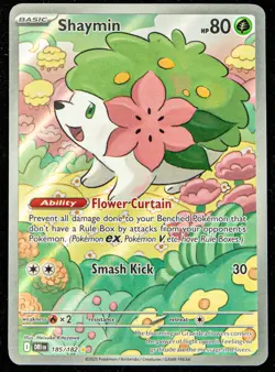 Pokemon Shaymin 185 Illustration Rare Destined Rivals - Image 1