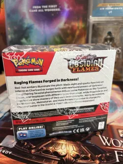 Pokemon Scarlet And Violet SV03 Obsidian Flames Booster Box Sealed - Image 3