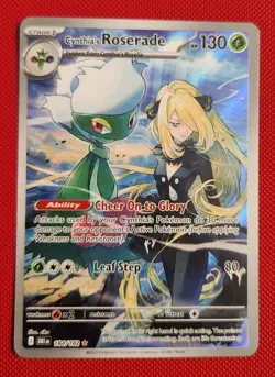 Cynthia's Roserade 184/182 Illustration Rare Destined Rivals Pokemon TCG - Image 1