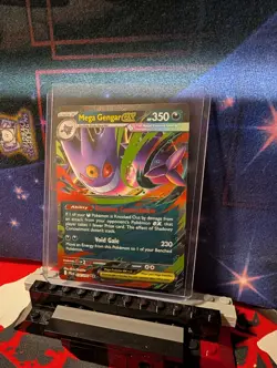 Pokemon TCG Mega Gengar EX #56 Phantasmal Flames Ultra Rare - Image 1