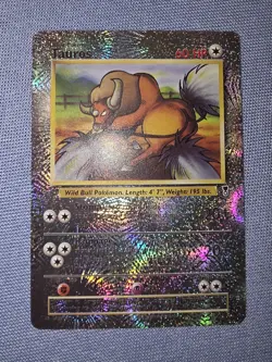 Pokemon WOTC Tauros 65/110 Legendary Collection Reverse Holo, LP - Image 3