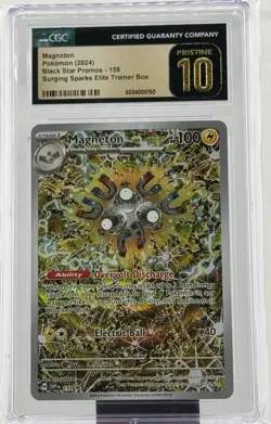 Pokemon Magneton Surging Sparks ETB Promo SVP EN 159 CGC 10 Pristine - Image 1