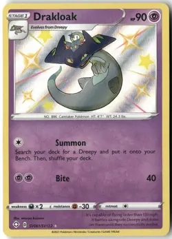Drakloak, Pokemon Shining Fates: Shiny Vault Shiny Holo Rare, SV061/SV122 NM - Image 1