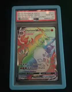 Champion's Path Charizard VMAX #74/73 PSA 10 Secret Card - Image 1