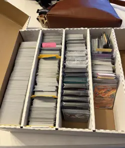 Pokemon bulk lot; rares, commons, uncommons, sleeves, modern vintage mix - Image 1