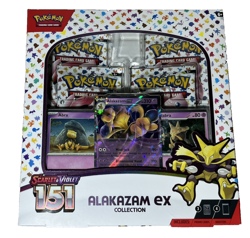 POKEMON TCG Scarlet & Violet 151 ALAKAZAM EX Collection SEALED NICE - Image 1