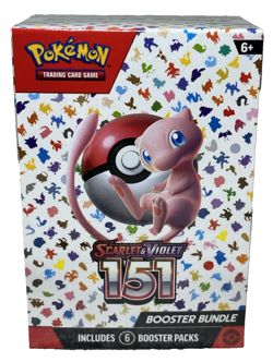 POKEMON TCG Scarlet & Violet 151 Booster BUNDLE Box 6pk SEALED NICE - Image 1