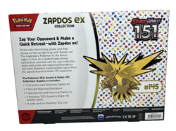 POKEMON TCG Scarlet & Violet 151 ZAPDOS EX Collection SEALED NICE - Image 5