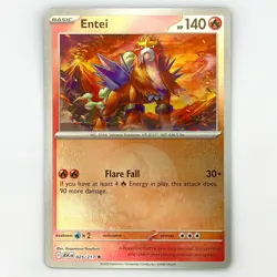 Entei (Energy Symbol Pattern) 025/217 Ascended Heroes Pokemon Reverse Holo NM - Image 1