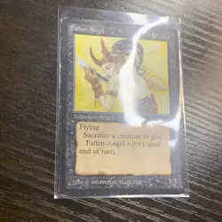 Fallen Angel Legends LP Black Uncommon MAGIC MTG CARD MAGIC THE GATHERING - Image 3