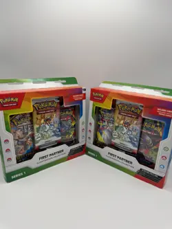 Pokemon TCG: First Partner Illustration Collection Series 1 Lot (2 Boxes) Sealed - Image 1