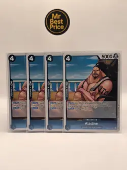 One Piece - 4x OP14-043 Aladine (Foil) Rare Near Mint - Image 1
