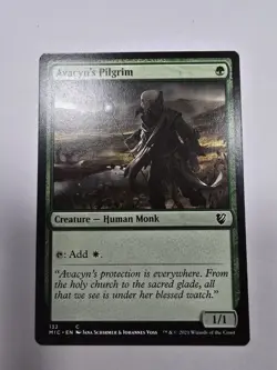 Avacyn's Pilgrim Commander: Innistrad: Midnight Hunt Regular Magic The Gathering - Image 1