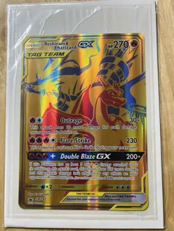 Lot of 4 FACTORY NEW Jumbo Pokemon Cards Lance's Charizard, Reshiram & Charizard - Image 5