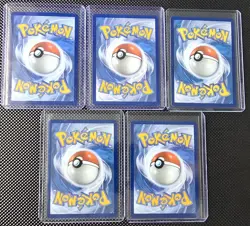 Pokemon Cinderace EX Lapras Ex Gold Cards 5 Card Bundle - Image 2