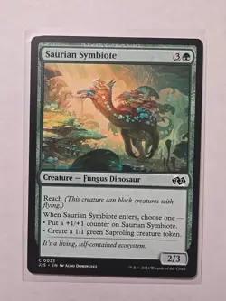 Saurian Symbiote - Foundations Jumpstart - LP - Common - Creature - Image 1