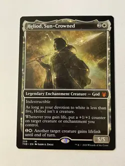 MTG Heliod, Sun-Crowned Showcase - Theros Beyond Death Card # 259, REGULAR Rare - Image 1