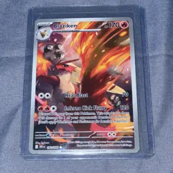 Pokemon Blaziken Sv10 Destined Rivals 192/182 Rare Holo Full Art 170 HP Eng - Image 1