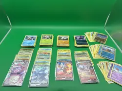 Pokemon TCG Sword and Shield Era Bulk Lot Of 196 C/UC/R/V Pack Fresh NM - Image 1
