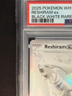 Reshiram EX 173/086 Black White Rare Wht En-white Flare Pokemon PSA 9 - Image 2