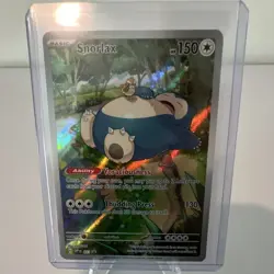 Pokemon TCG Snorlax 051 SV Scarlet & Violet Black Star 151 Promo NM - Image 1