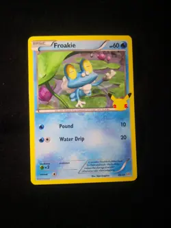 Pokemon Karte McDonalds 25th Anniversary Froxy Froakie 22/25 Promo 2021 ENGLISCH - Image 1
