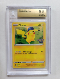 2022 Pokemon Go Pikachu-Holo R 028/078 BGC 9.5 Gem Mint - Image 1