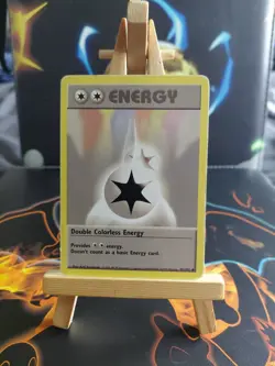 Pokemon TCG Double Colorless Energy 96/102 Base Set LP - Image 1