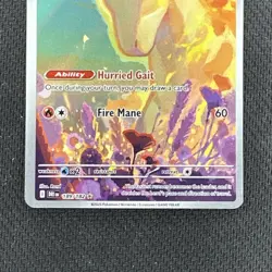 Pokemon TCG Rapidash Sv10 Destined Rivals Illustration Rare Holo 189/182 2025 E… - Image 4