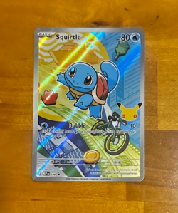 First Partner Illustration Squirtle Promo Full Art Holo 039 Pokemon TCG - Image 1