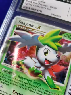 Pokemon TCG 2009 Black Star Promo DP39 Shaymin LV.X Holo CGC 8.5 NM/Mint+ - Image 3