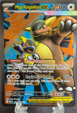 Pokemon Mega Kangaskhan EX 164/132 Me01: Mega Evolution Ultra Rare Holo 300 HP - Image 1