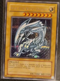 Yugioh Blue-Eyes White Dragon DDS-001 Dark Duel Stories Unlimited LP - Image 2