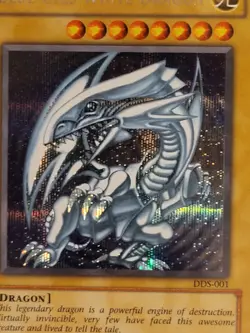 Yugioh Blue-Eyes White Dragon DDS-001 Dark Duel Stories Unlimited LP - Image 4