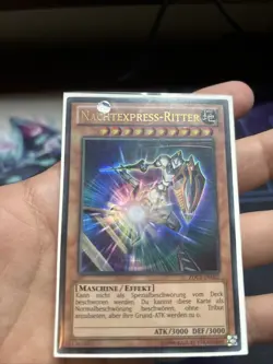 YuGiOh! Night Express Knight German ZDC1-DE002 Ultra Rare Near Mint NM - Image 1