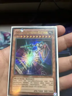 YuGiOh! Night Express Knight German ZDC1-DE002 Ultra Rare Near Mint NM - Image 3