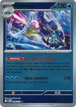 Clawitzer 34/114 Reverse Holo | Steam Siege | Pokemon Card - Image 1