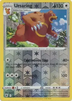 Ursaring 123/189 Reverse Holo | Astral Radiance | Pokemon Card - Image 1