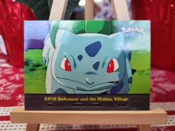 Pokemon TV Animation - EP10 Bulbasaur and the Hidden Village, Topps Card, NM - Image 1