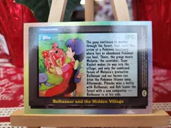 Pokemon TV Animation - EP10 Bulbasaur and the Hidden Village, Topps Card, NM - Image 2