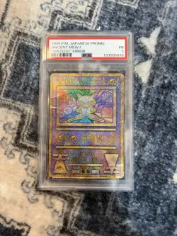 1999 POKEMON JAPANESE POKEMON JAPANESE PROMO ANCIENT MEW PSA 1 “Nintedo” Error - Image 1