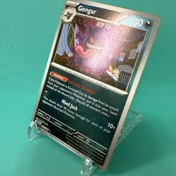 Pokemon Gengar 050/088 POR EN Stage Reverse Holo TCG Card - Image 2