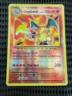 Pokemon TCG Charizard Evolutions 11/108 Reverse Holo - Image 1
