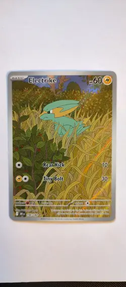 Electrike 196/182 Pokemon Destined Rivals Illustration Rare Near Mint - Image 1
