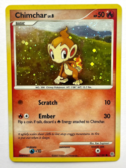 Pokemon Chimchar 76/130 Cosmos Holo Diamond & Pearl LP - Image 1