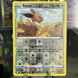 Eevee 125/203 Common Evolving Skies Pokemon Reverse Holo w/ Rayquaza - Image 1